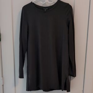 Eileen Fisher Black Long Sleeve Tunic